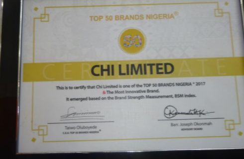 Chi Limited Clinches Most Innovative Brand At Top 50 Brands Awards