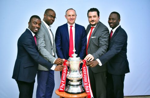 Arsenal FC Delegation Visits Nigerian Breweries With The Emirates FA Cup