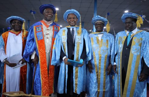 We Must Join Hands to Lift Our Young Ones from Poverty to Prosperity – Tony Elumelu Says as He Receives Honorary Doctorate Degree